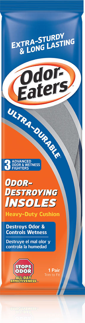 Odor-Eaters Ultra Durable Odor Destroying Insoles, 1 Pair